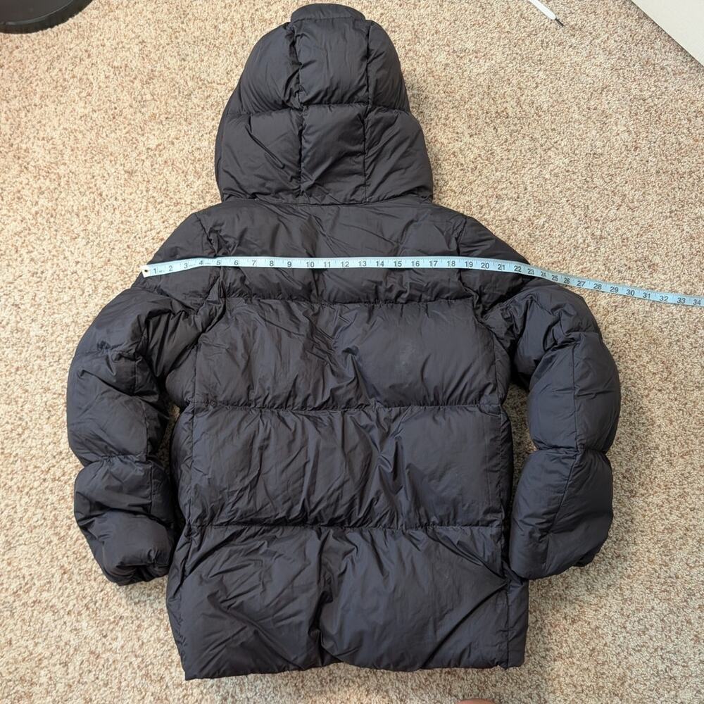 UNIQULO women's Ultralight DOWN Parka/Jacket/Coat, Med; Black Packable Puffer - Picture 12 of 12